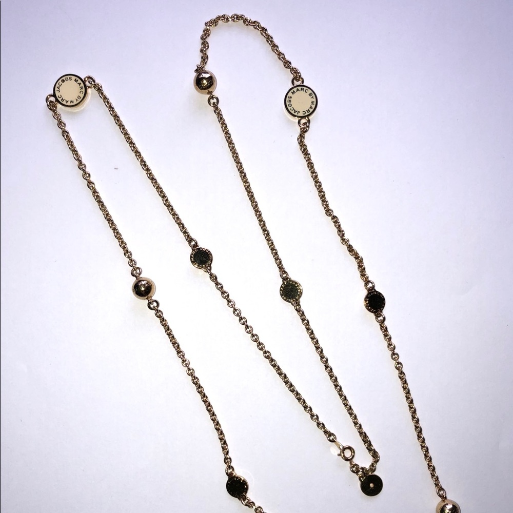 Marc Jacobs Logo Station Necklace